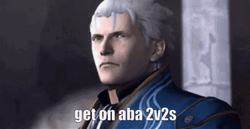 Fixing Hair Vergil GIF