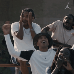 Flabbergasted Black Guy Hollering GIF
