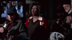 Flabbergasted Lady Clutch Pearls Scrooged Film GIF