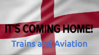 Flag It's Coming Home Trains And Aviation GIF