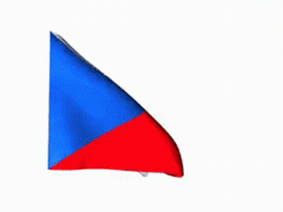 Flag Of Czech Republic Waving GIF