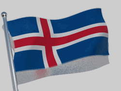 Flag Of Iceland GIF