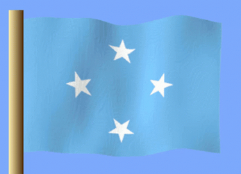 Flag Of The Federated States Of Micronesia GIF