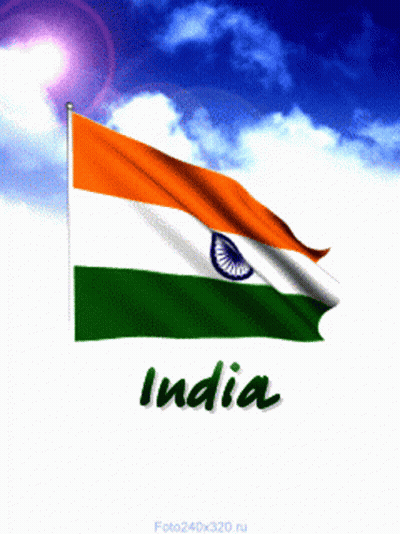 Flag Saying India GIF