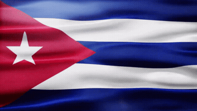 Flag With Blue White Red And White Star GIF