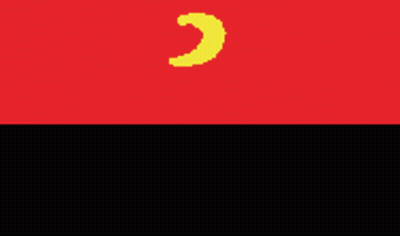 Flag With Eagle And Swastika Letters EA GIF