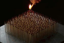 Flame On Pile Of Matches GIF