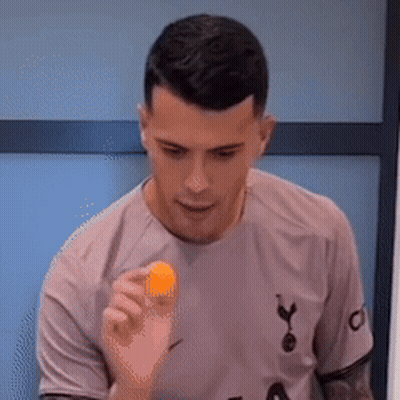 Flaming Souls Singing Icon Man Striped Shirt GIF