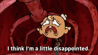 Flapjack Little Disappointed