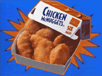 Flashing Chicken Nuggets Meme GIF