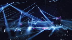 Flashing Concert Lights  GIF