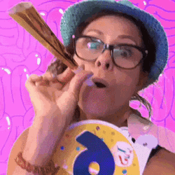 Flashing Lights Happy Birthday GIF