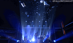 Flashing Lights Tonight Show Band  GIF