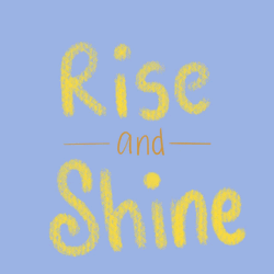 Flashing Rise And Shine Digital Arts GIF