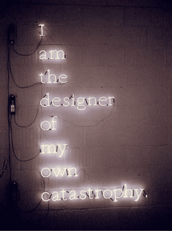 Flashing Self Destruct Quote GIF