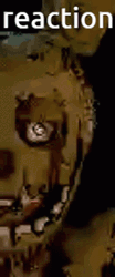 Flashing Springtrap Withered Face Close Up GIF