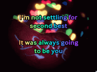 Flashing Youre Simply The Best Message GIF