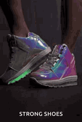 Flashy Strong Shoes GIF