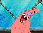 Flattered Patrick Star GIF