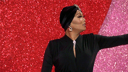 Flavor Flav With RuPaul On Drag Race Show GIF