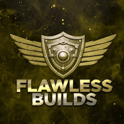 Flawless Builds Logo Shield With Wings GIF