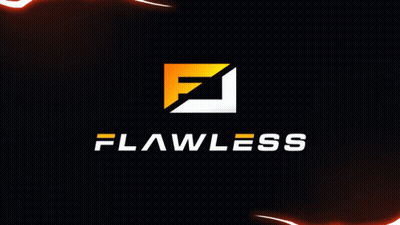 Flawless Logo On Black Background GIF