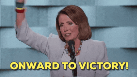 Flawless Victory Nancy Pelosi Onward To Victory! GIF
