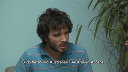 Flight Of The Conchords Bad Accent GIF