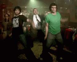 Flight Of The Conchords Bar Dance Party GIF
