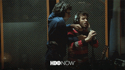 Flight Of The Conchords Mic Fight GIF