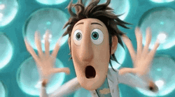Flint Lockwood Jaw Drop GIF