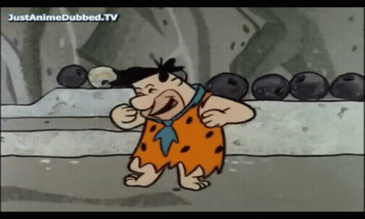 Flintstone Cartoon With Justanimedubbed.tv GIF