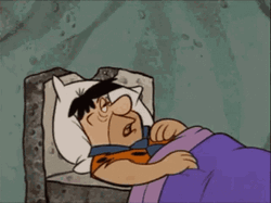 Flintstone Fred Snoring GIF
