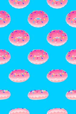 Flip And Change Flavor Of Donuts GIF