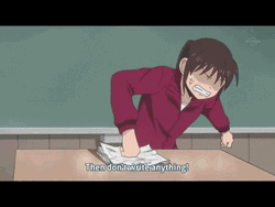 Flip Table Angry Anime Teacher