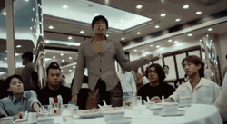 Flip Table Party Chaos GIF