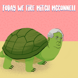 Flipping Mitch Mcconnell Turtle GIF