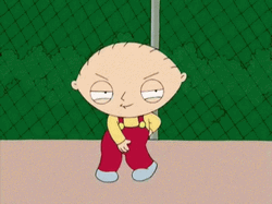 Flirting Stewie Griffin Dance GIF
