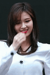 Flirty Japanese Singer Sana  GIF