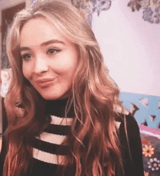 Flirty Sabrina Carpenter Smile GIF