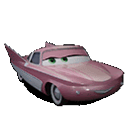 Flo - Chic Cherry Flo Cars Sticker GIF