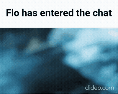 Flo Has Entered The Chat GIF