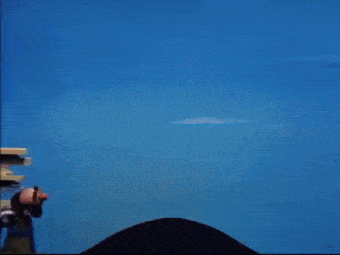 Floating Stack Of Cardboard Boxes GIF