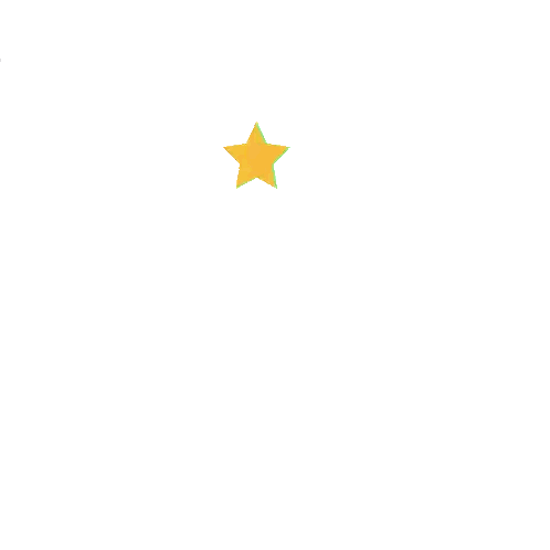 Floating Star In Air Sticker