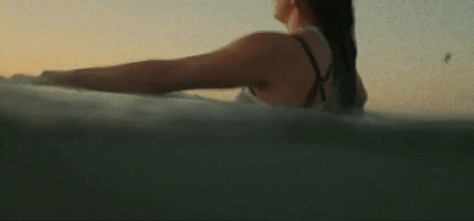 Floating Through The Blue Wave GIF