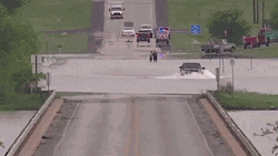 Flood Street Close Roads Car Sinking GIF