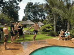 Flop Pool Jumping GIF
