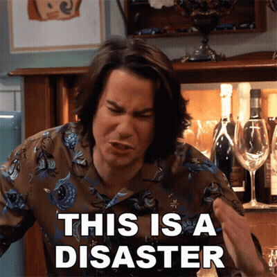 Floral Shirt Man Says This Is A Disaster GIF