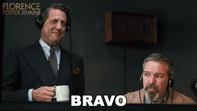 Florence Foster Jenkins Poster Two Men GIF