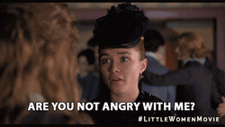 Florence Pugh Greta Gerwig Not Angry GIF